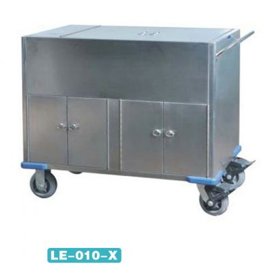 Bottom delivering and receiving vehicle